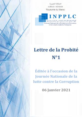 Lettre de la Probité N° 1